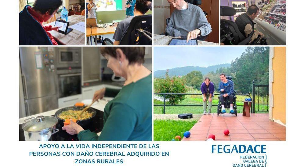Apoyo a la vida independiente de personas con Daño Cerebral Adquirido residentes en el rural gallego