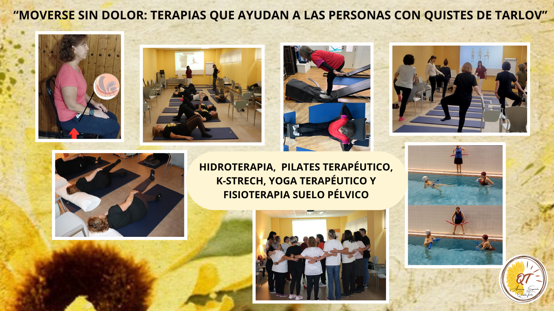 'Moverse sin dolor' - Programa de terapias que ayudan a las personas con Quistes de Tarlov