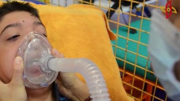 Programa de fisioterapia respiratoria para niños con parálisis cerebral