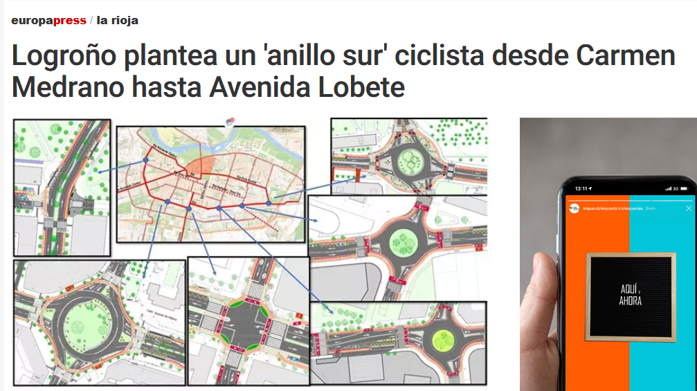 Continuar desarrollando una Red Básica de Vías Ciclistas protegidas en configuración unidireccional