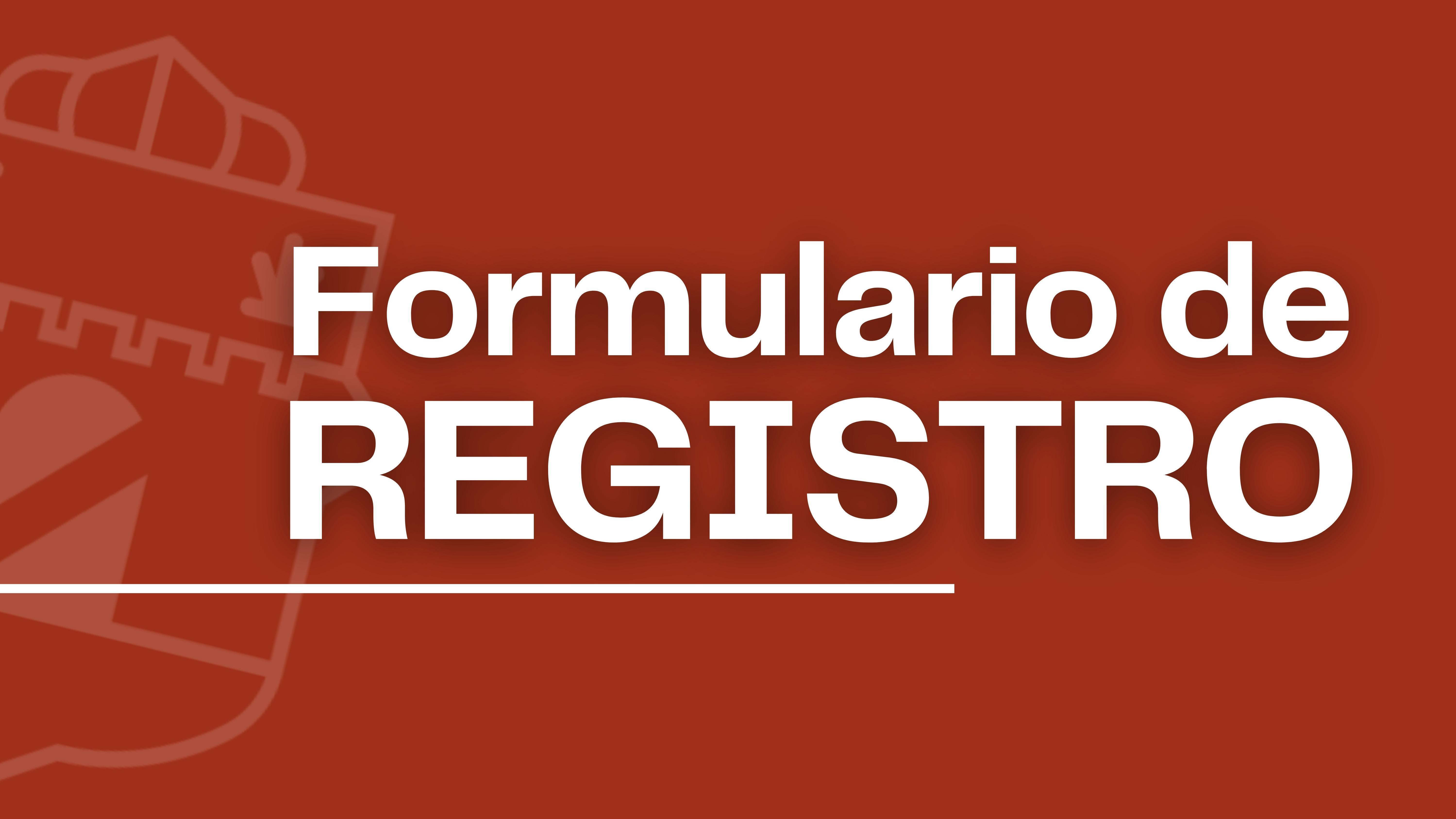 Formulario de Registro