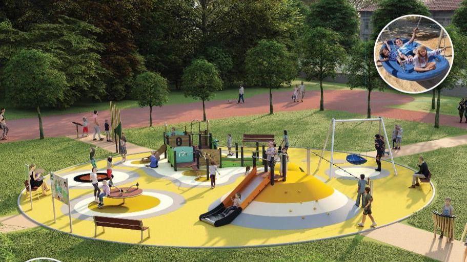 Parque infantil accesible